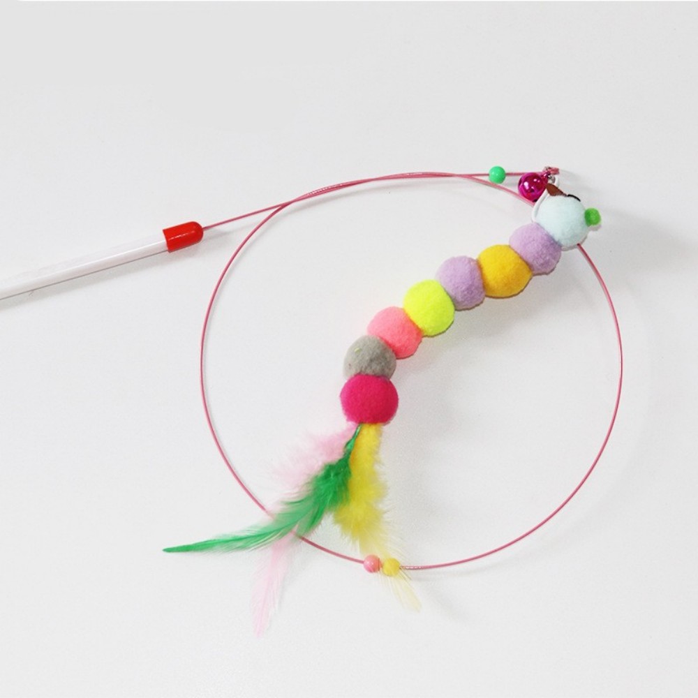 Cat toy with feathers  第7张