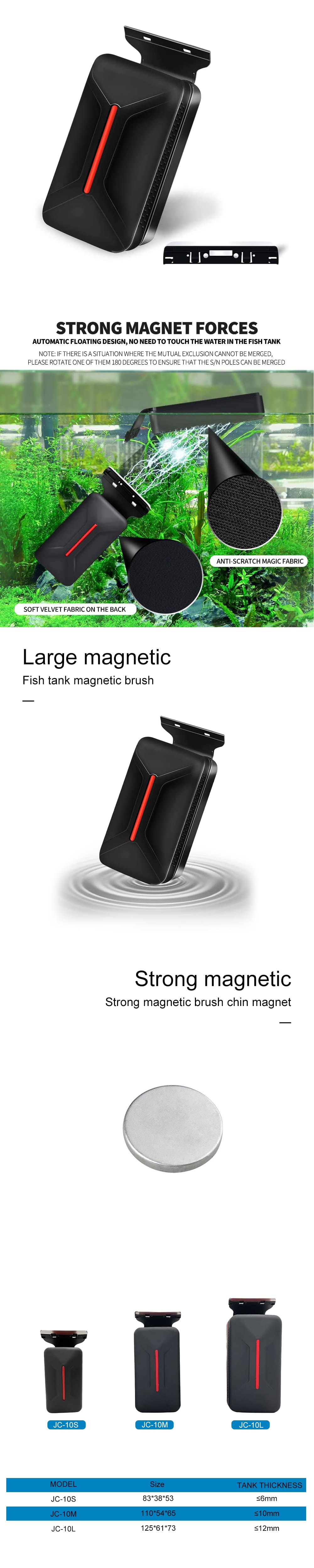 Aquarium glass cleaner magnet 第1张-Pet and Aquarium Supplies Wholesale | FAUSHUN Aquarium glass cleaner magnet