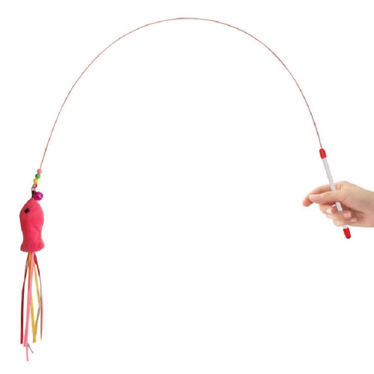 Cat toy with feathers  第3张