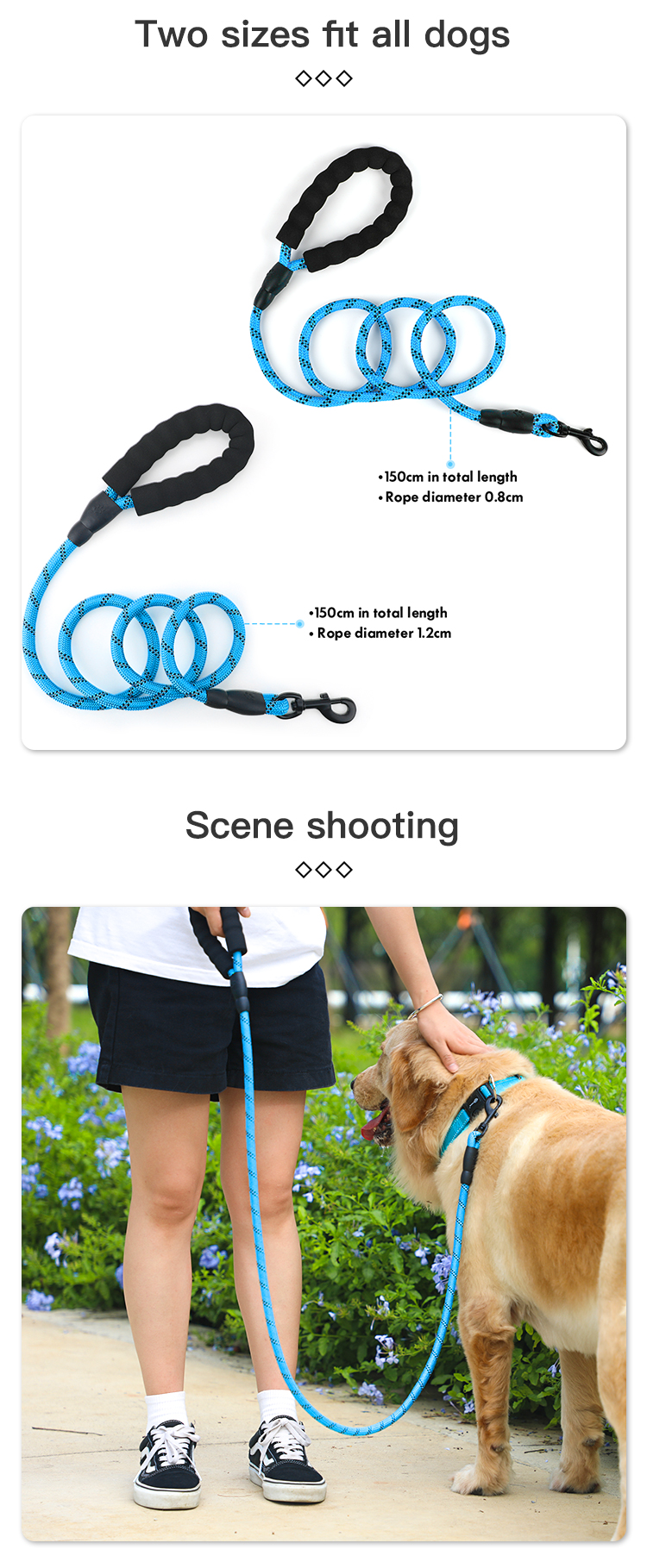 Dog leash  第4张-Pet and Aquarium Supplies Wholesale | FAUSHUN