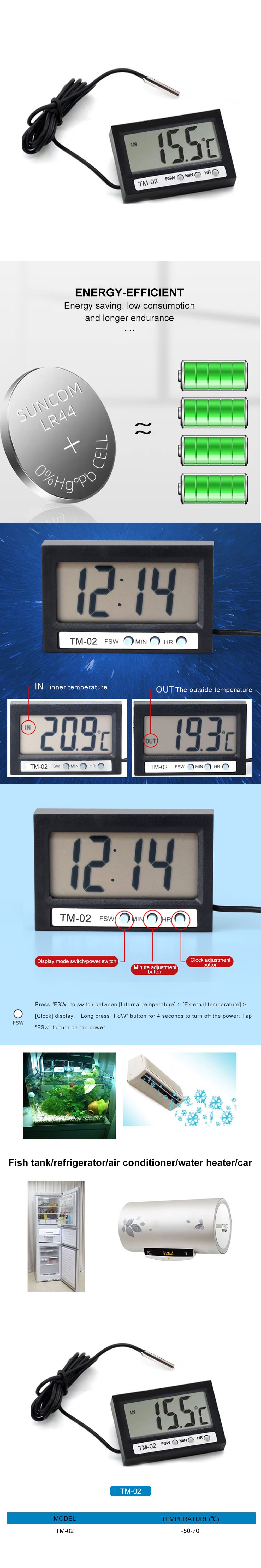 Electronic aquarium thermometer wholesaler  第1张-Pet and Aquarium Supplies Wholesale | FAUSHUN electronic aquarium thermometer wholesaler