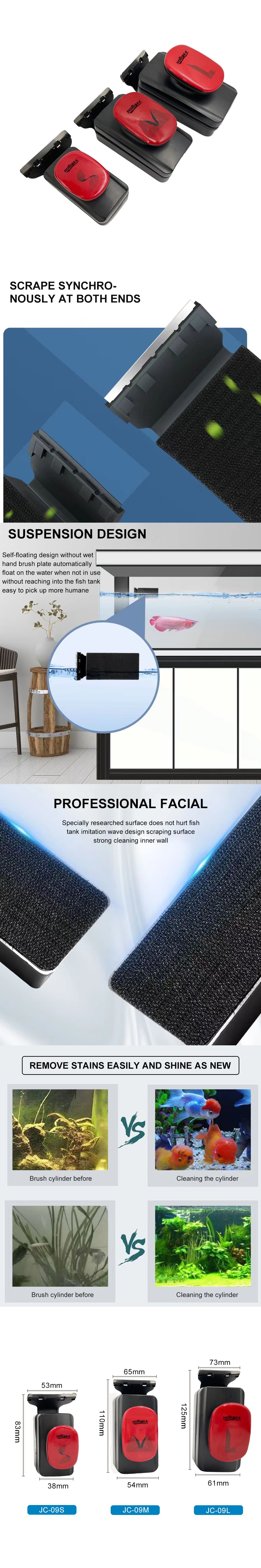 Magnetic algae scraper factory 第1张-Pet and Aquarium Supplies Wholesale | FAUSHUN Magnetic algae scraper factory