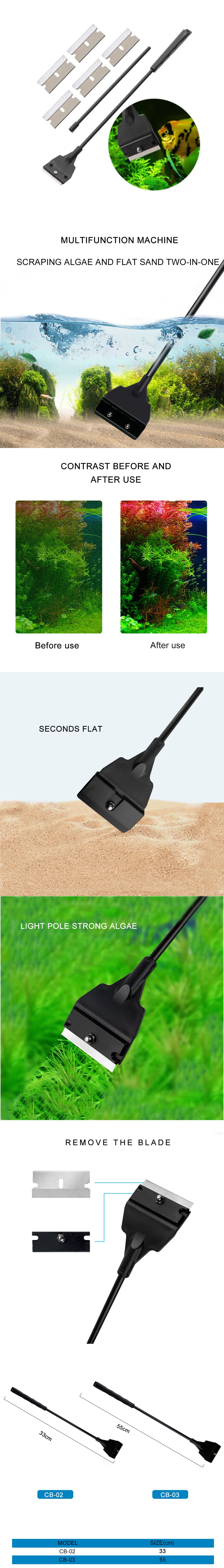 Aquarium glass scraper distributor 第1张-Pet and Aquarium Supplies Wholesale | FAUSHUN Aquarium glass scraper distributor