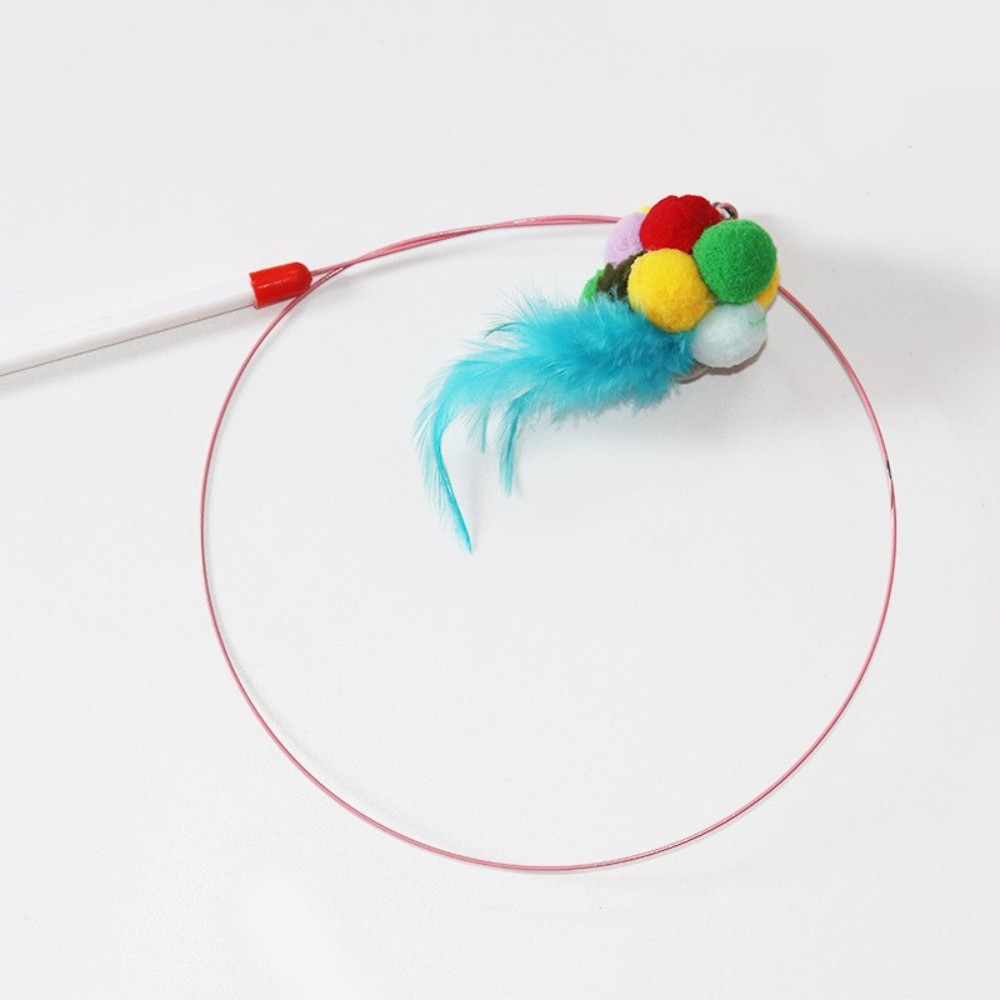 Cat toy with feathers  第6张