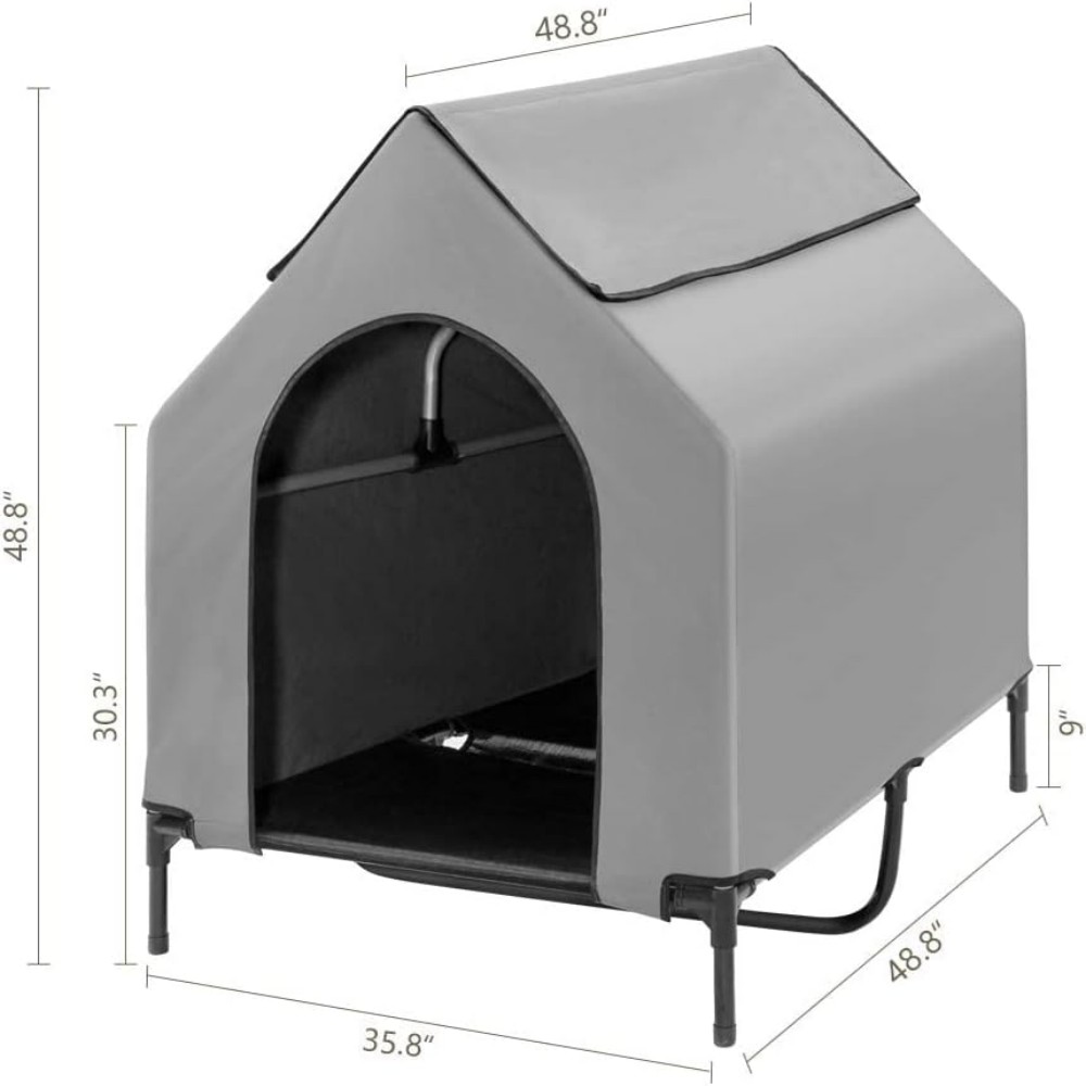 Dog kennel large outdoor  第7张-Pet and Aquarium Supplies Wholesale | FAUSHUN
