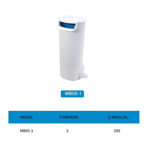 Aquarium low water filter