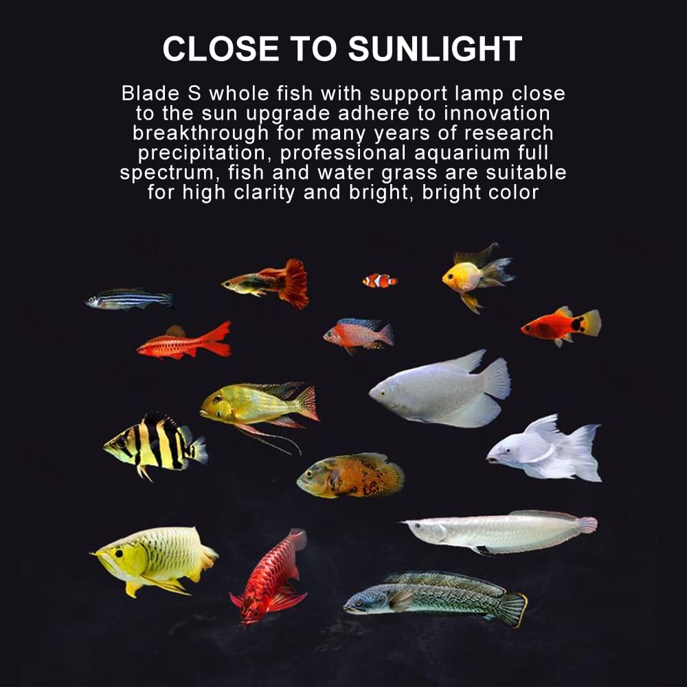 Aluminum Slim RGB Red led aquarium light Faushun