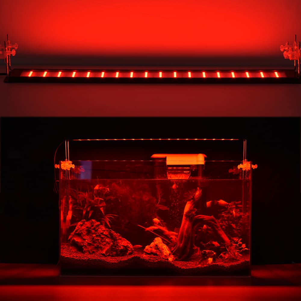 Aluminum Slim RGB Red led aquarium light Faushun