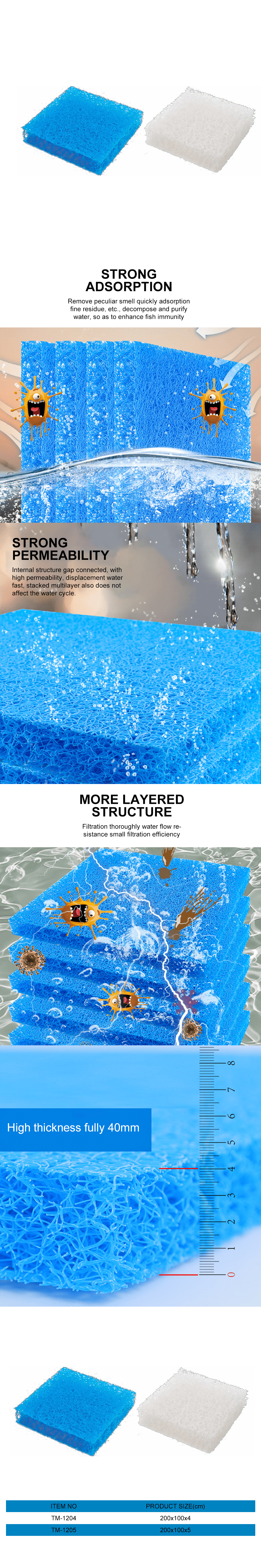 Coarse filter sponge wholesaler  第1张