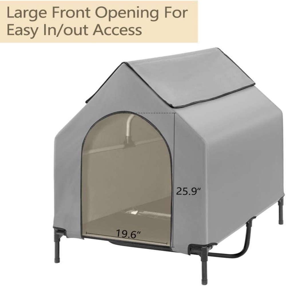 Dog kennel large outdoor  第3张-Pet and Aquarium Supplies Wholesale | FAUSHUN