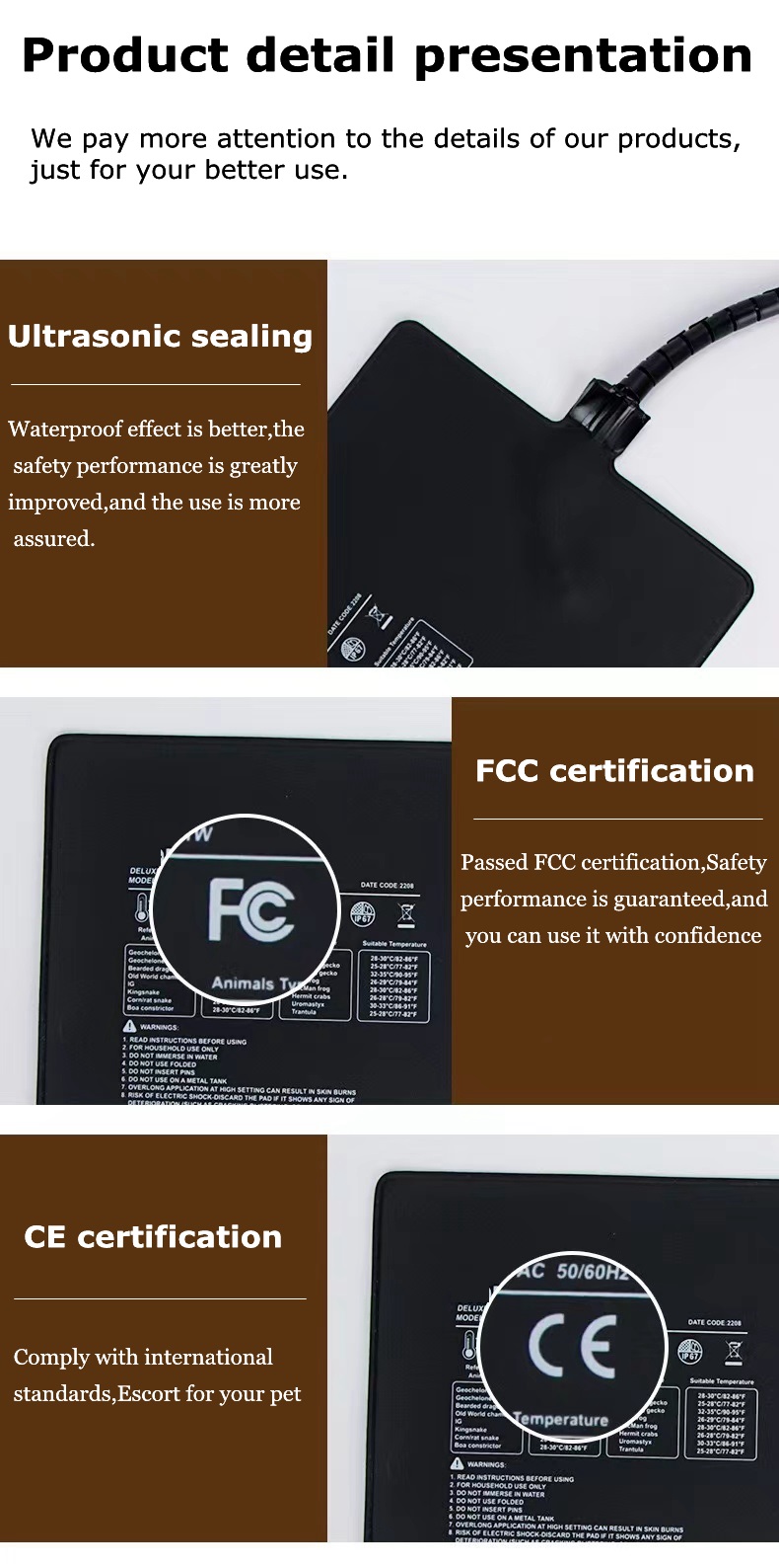 Reptile heating pad  第3张