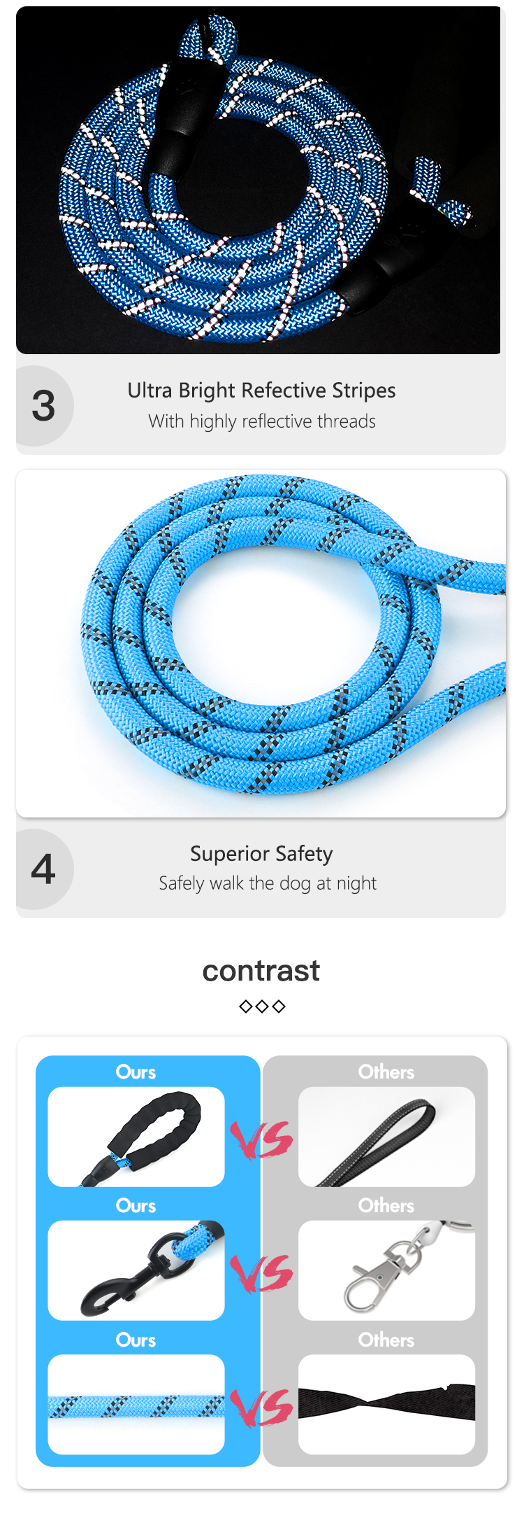 Dog leash  第3张-Pet and Aquarium Supplies Wholesale | FAUSHUN