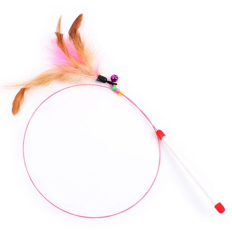 Cat toy with feathers  第4张