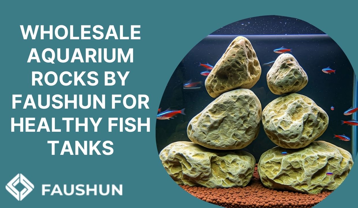 Elevate Your Tank Environment with Faushun’s Aquarium Rocks