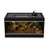 Wholesale black wood reptile vivarium with mesh top 48 x 24 x 24 inch FS-AT-L11