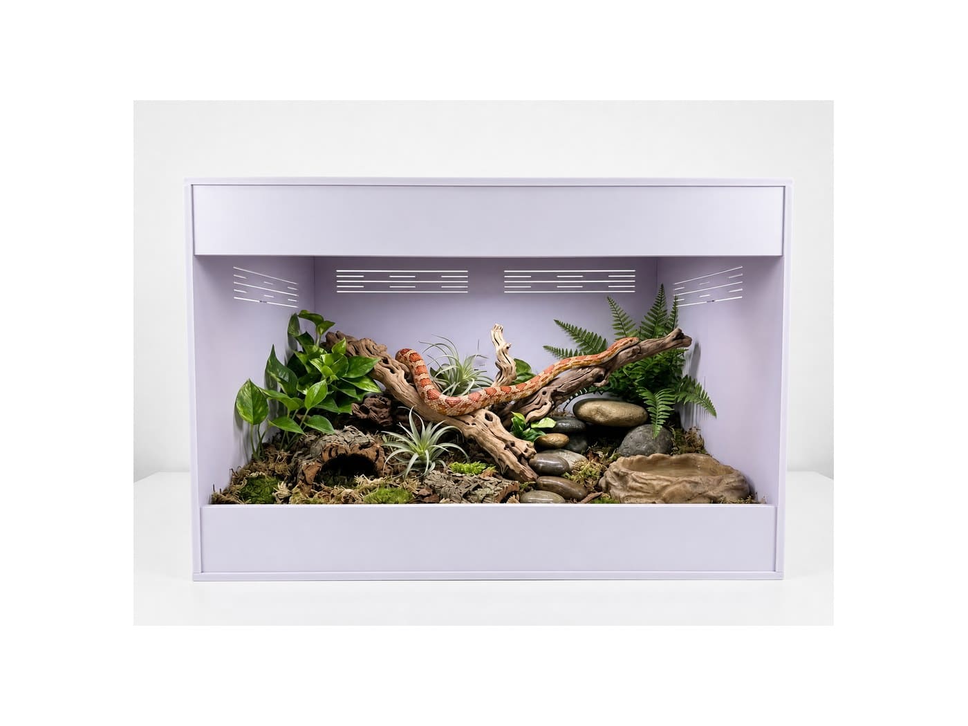 Wholesale White PVC Reptile Enclosure 36 wholesale white PVC reptile enclosure 36 x 24 x 24 inch FS-AT-L07